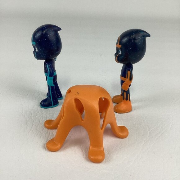 PJ Masks Night Ninja 3" Action Figure Toy Lot Character Villain Orange Splat - Picture 3 of 6